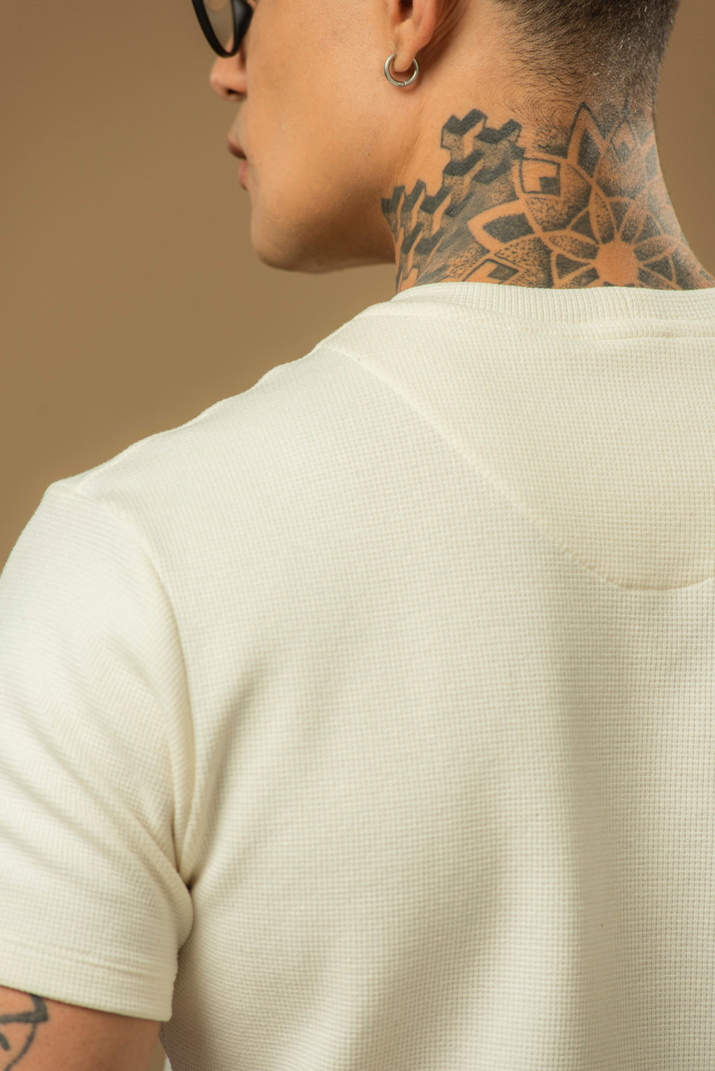 Kit com 5 Camisetas Texturizadas Malha Waffle Milano Velluto - Não amassa, Não desbota e 0 transparência