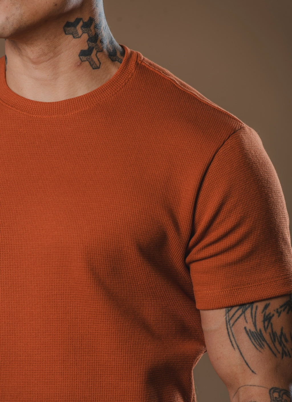 Kit com 5 Camisetas Texturizadas Malha Waffle Milano Velluto - Não amassa, Não desbota e 0 transparência