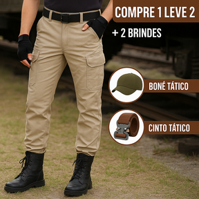 Kit 2 Calça Tática Steel Anella + [Brindes Exclusivos]