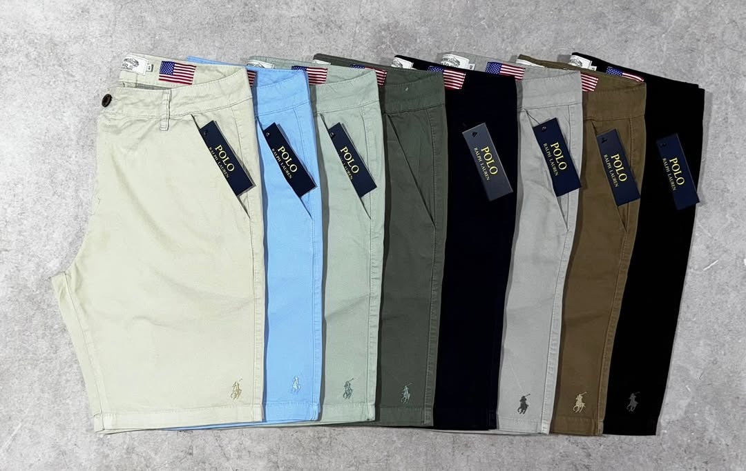 Kit 6 Bermudas RL Sarja Slim (Apenas Hoje)