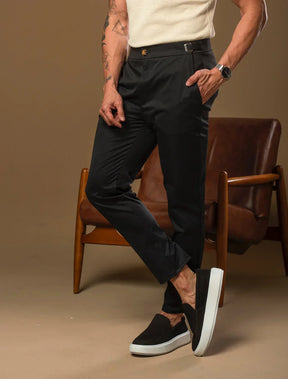 Kit com 3 Calças Alfaiataria Masculina Mônaco com Ajuste